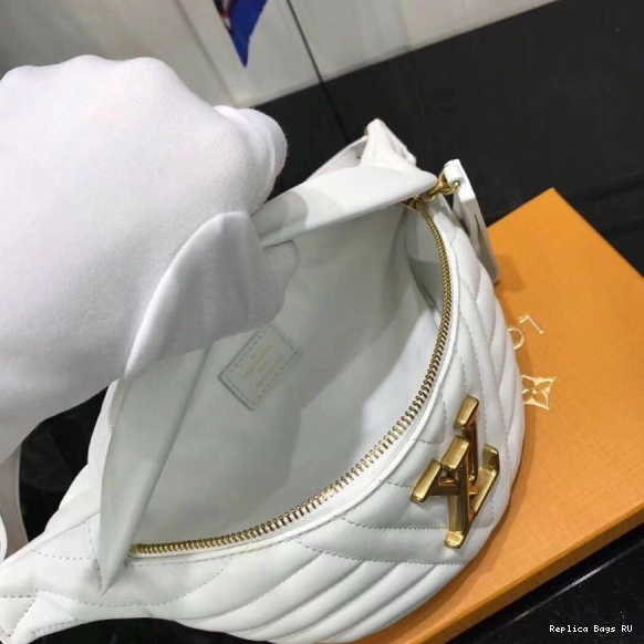 Affordable WAVE LOUIS BUMBAG VUITTON NEW 0806